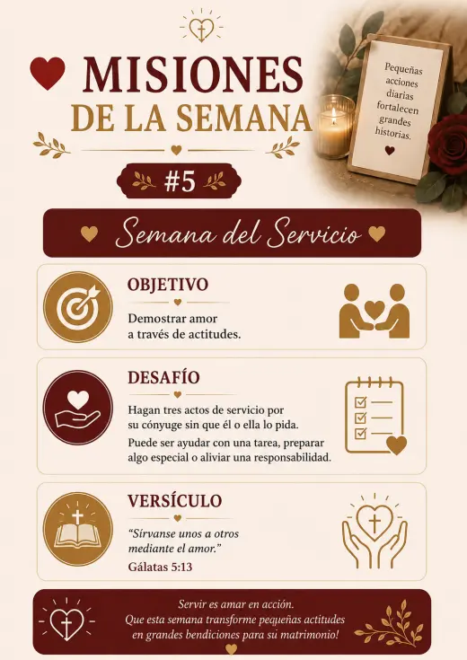 Misiones de la semana para la pareja